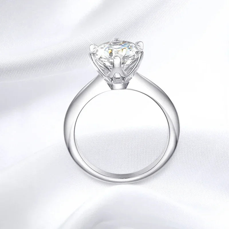 Moissanite Promise Ring